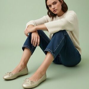 White Mountain Sunnyside III Women’s Ballet Flats – Tan – Size 8.5M – NWT